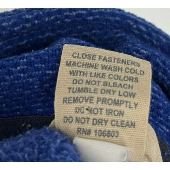 Duluth Trading Jacket Size 2XL Mens Blue Full Zip Outdoor Fleece Coat - Picture 9 of 9